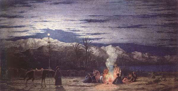 Richard Dadd The Artist's Halt in the Desert (mk46) oil painting picture